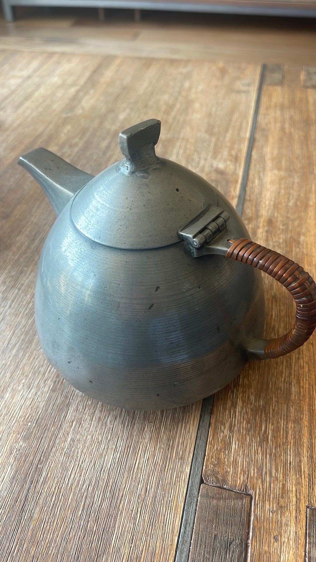 Originele Gero Tin Art Deco Theepot – Ontwerp Georg Nilsson, Ophalen