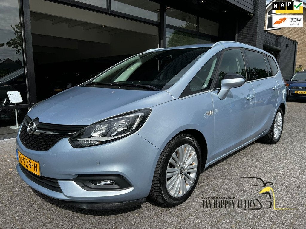 Opel Zafira 1.4 Turbo Online Edition 7p / apk 6-2027, Auto's, Gebruikt, 4 cilinders, 7 stoelen, Origineel Nederlands