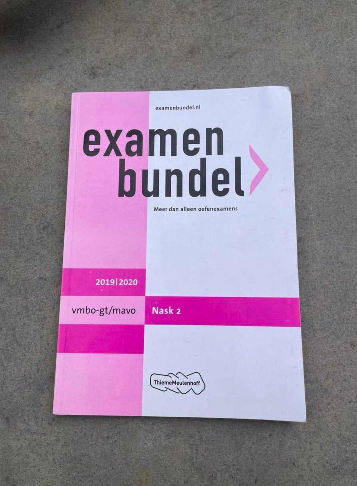 Examenbundel vmbo-gt/mavo Nask 2 2019/2020, Ophalen of Verzenden, Zo goed als nieuw, VMBO
