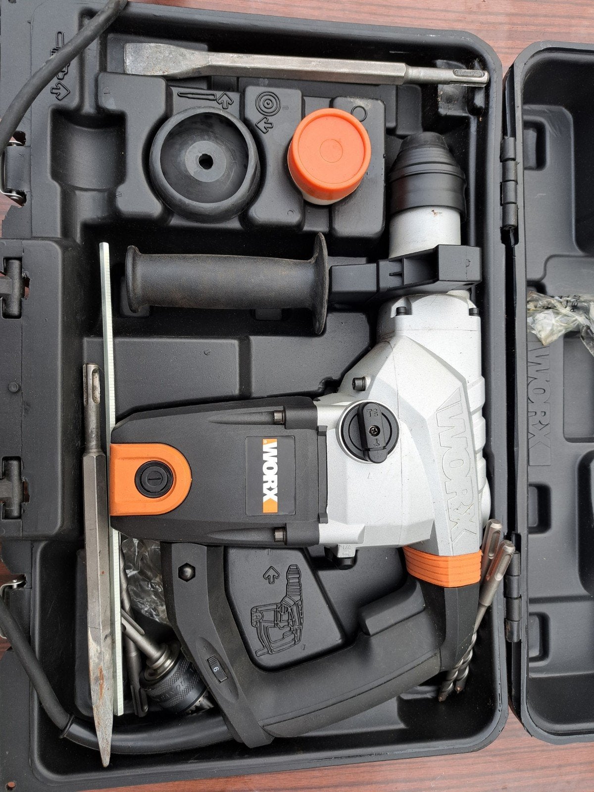 Worx Klopboormachine - Krachtig en Compleet, Doe-het-zelf en Verbouw, 600 watt of meer, Boor- en/of Breekhamer, Ophalen of Verzenden