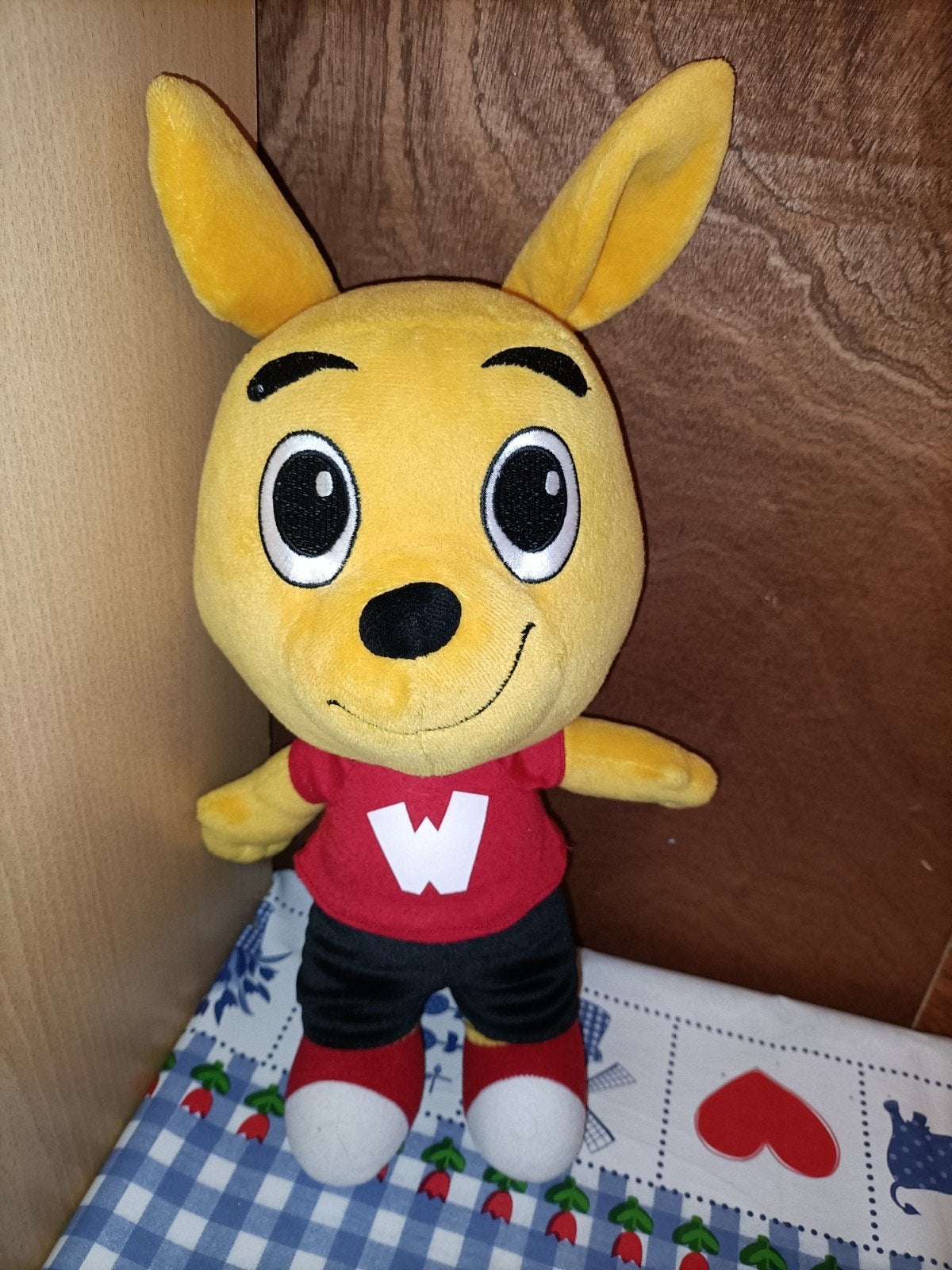 Pretpark Walibi knuffel 33 cm groot gemeten zonder oren, Ophalen of Verzenden, Zo goed als nieuw, Overige typen