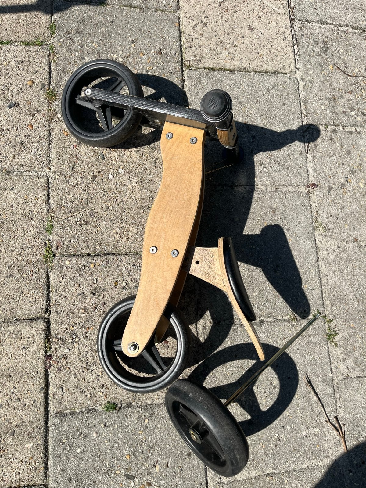 Houten loopfiets voor kinderen, Kinderen en Baby's, Speelgoed | Buiten | Voertuigen en Loopfietsen, Ophalen, Gebruikt, Loopfiets