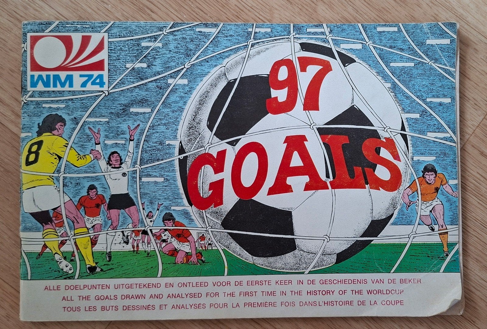 WK 1974 - Alle goals uitgeschreven en uitgetekend, Ophalen of Verzenden, Gebruikt, Buitenlandse clubs, Boek of Tijdschrift