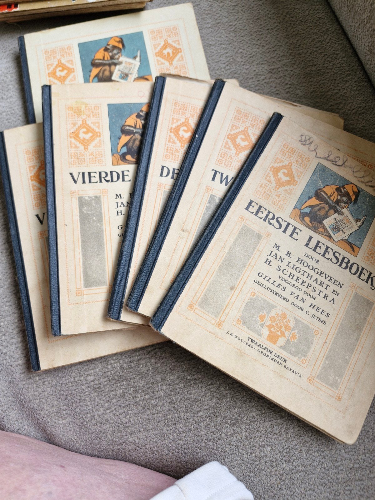 leesboekje van vroeger 1 tm 6, Ophalen of Verzenden, Gelezen