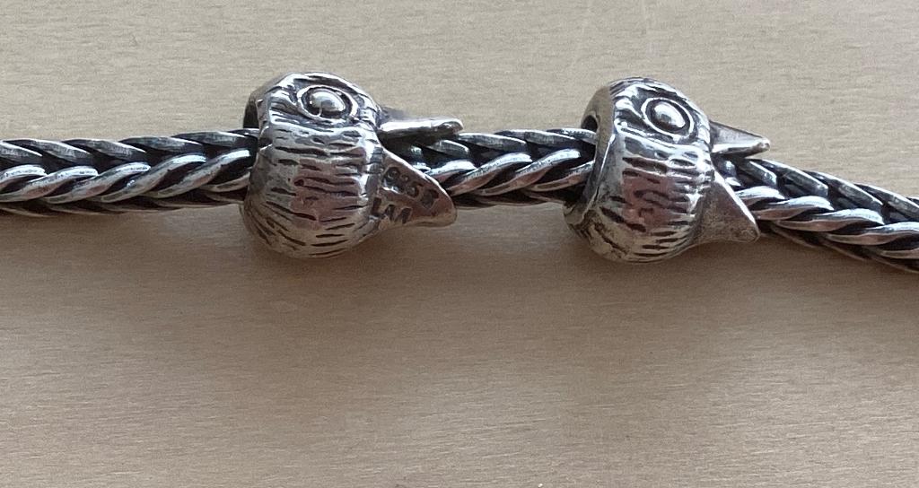 Trollbeads Vogel, Ophalen of Verzenden, Nieuw, Zilver, Trollbeads