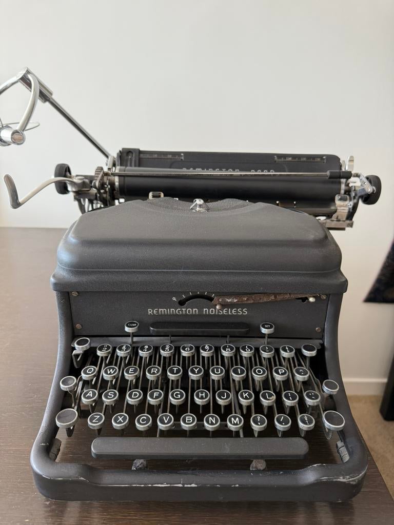 Remington Noiseless typmachine, Ophalen, Gebruikt