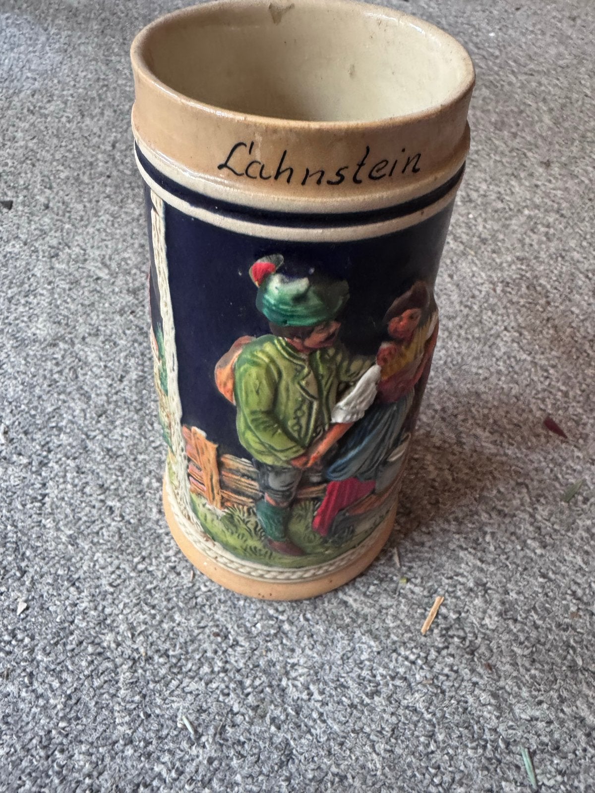 Vintage Bierpul Lahnstein Eifel Duitsland - Reliëf Decoratie, Ophalen