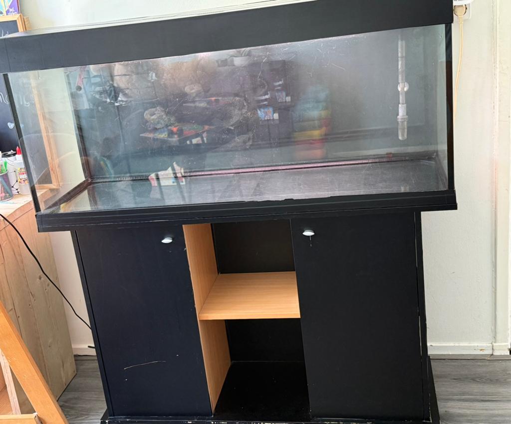 Aquarium 120 liter bak, Dieren en Toebehoren, Ophalen, Leeg aquarium