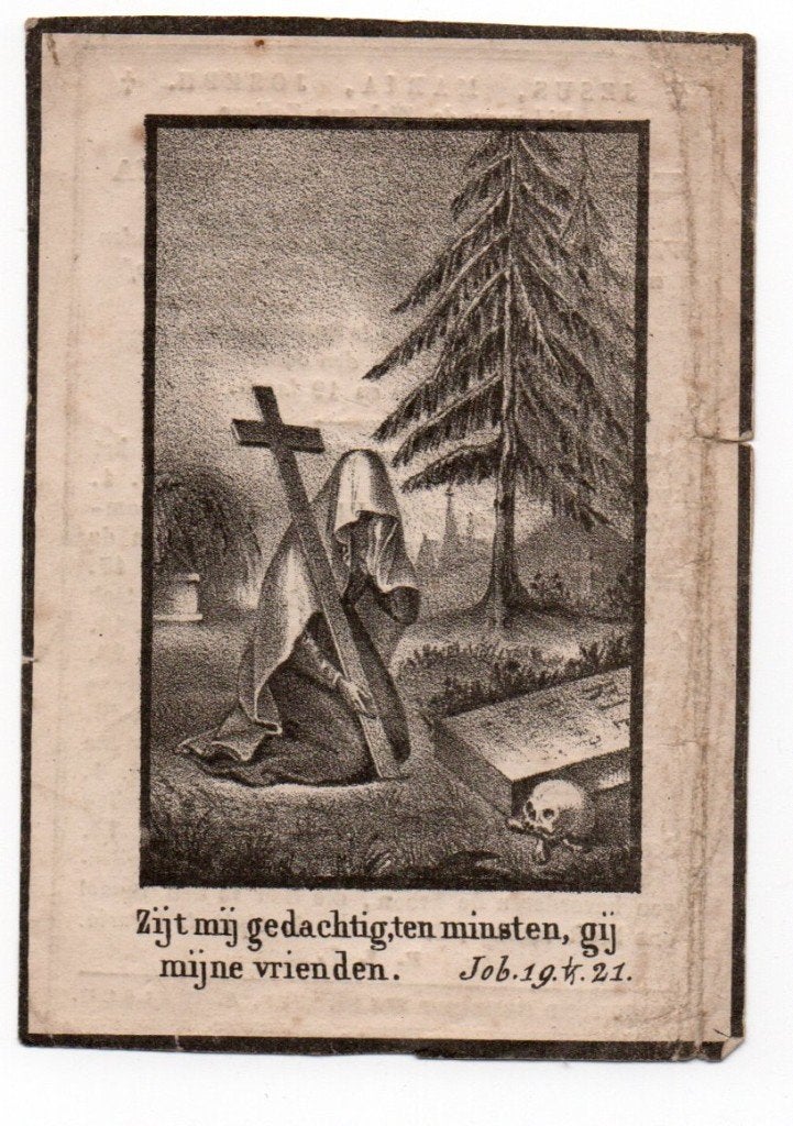 Bidprentje, Ophalen of Verzenden, Bidprentje