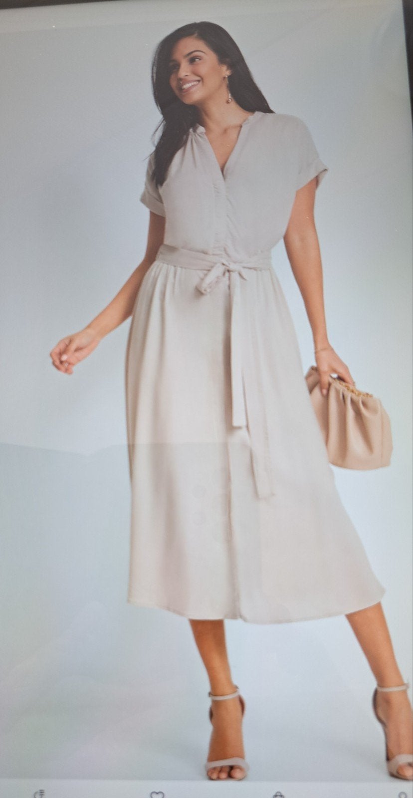 Bonprix beige zomerjurk maat 46 viscose. Nieuw!, Kleding | Dames, Bonprix, Beige, Nieuw, Ophalen of Verzenden