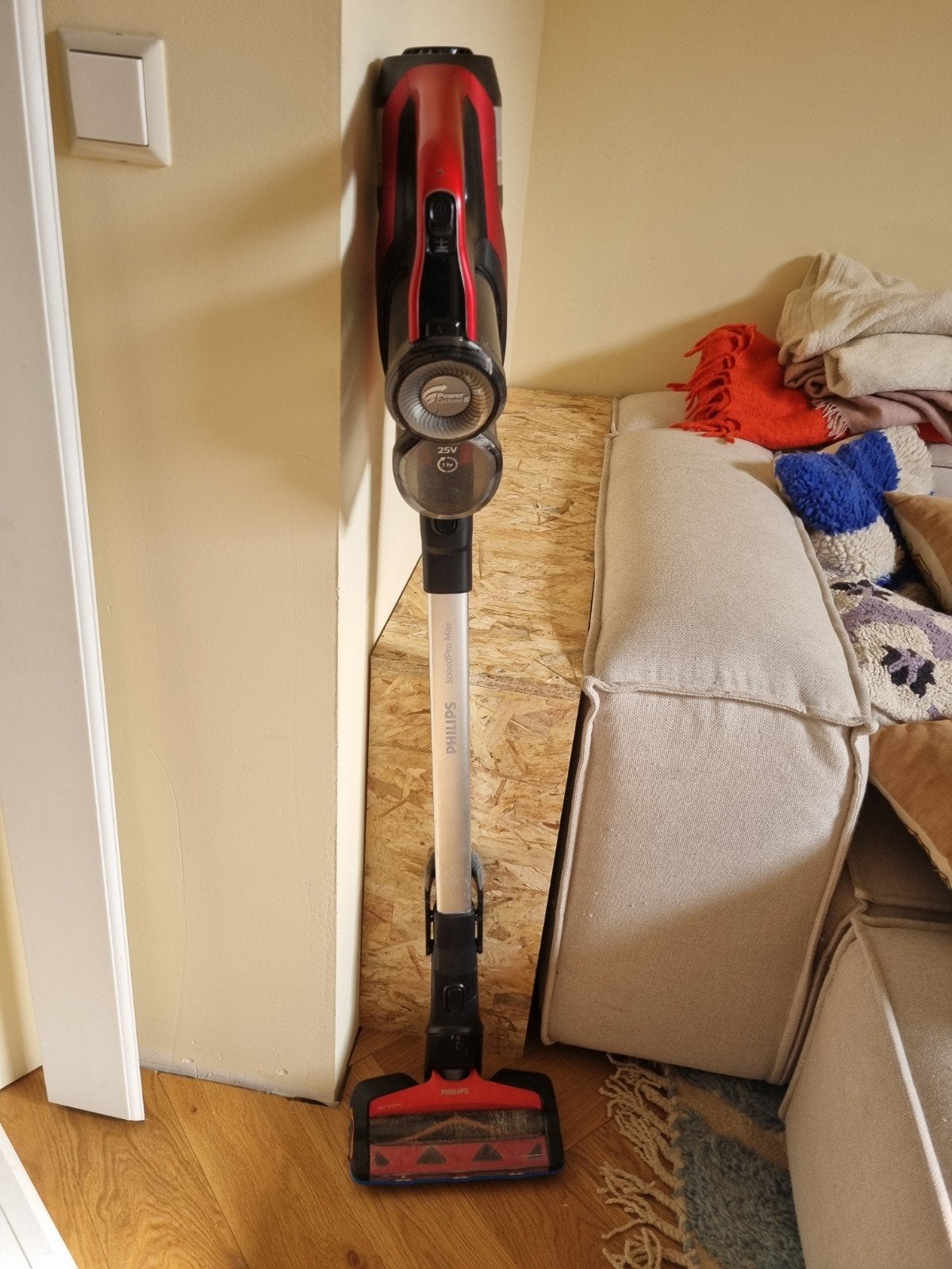 Philips SpeedPro Max steelstofzuiger, matige werking, Ophalen, Gebruikt, Philips, Draadloos