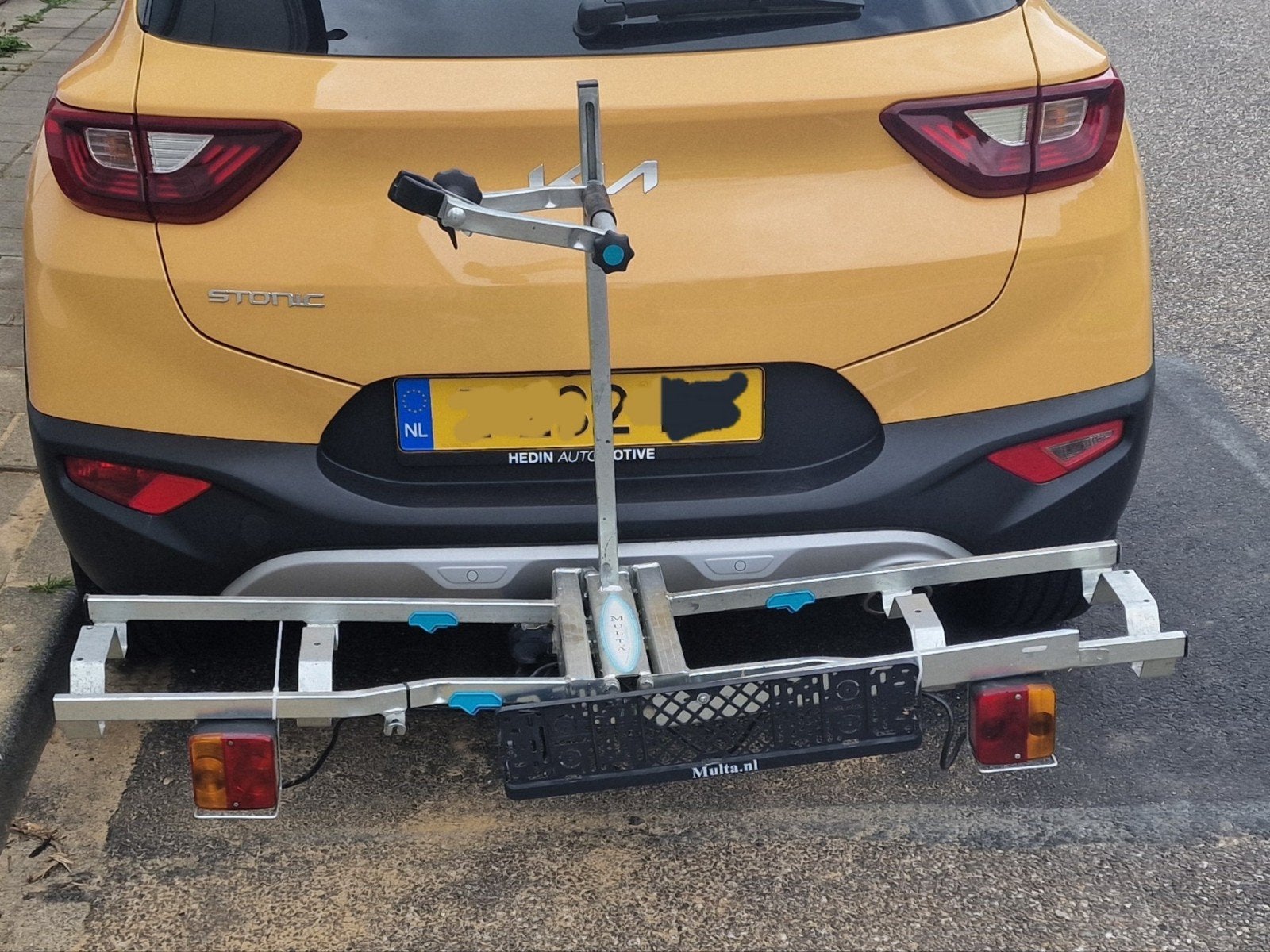 Multa trekhaakdrager geschikt tot 80KG, Auto diversen, Fietsendragers, Ophalen, Gebruikt, 2 fietsen, Trekhaakdrager