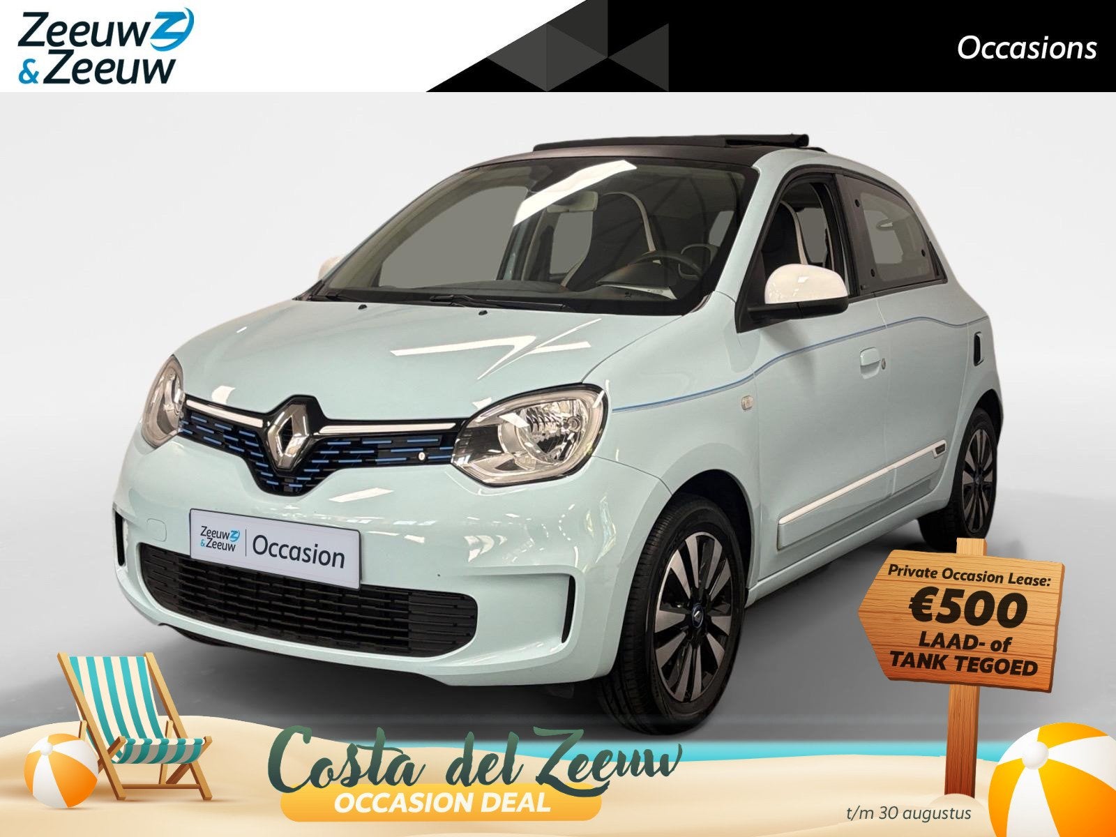 Renault Twingo Z.E. R80 Intens AUTOMAAT NAVI AIRCO CAMERA AP, 12 maanden, 22 kWh, Leder en Stof, Origineel Nederlands