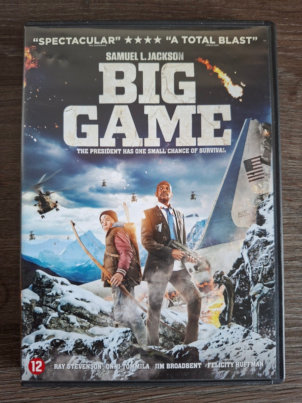 Big Game DVD - Actiekomedie met Samuel L. Jackson, Vanaf 12 jaar, Ophalen of Verzenden, Zo goed als nieuw, Actiekomedie