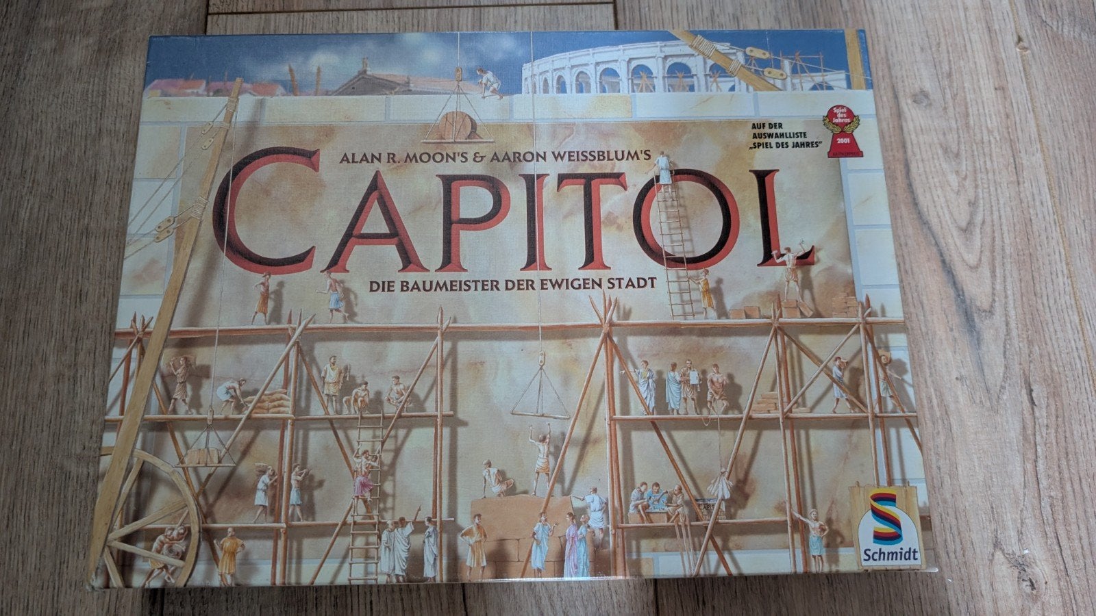 Capitol: Het bouwspel van de bedenker van Ticket to Ride, Drie of vier spelers, Ophalen of Verzenden, Zo goed als nieuw, Schmidt Spiele