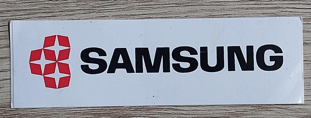 Vintage Sticker SAMSUNG., Ophalen of Verzenden, Zo goed als nieuw, Bedrijf of Vereniging