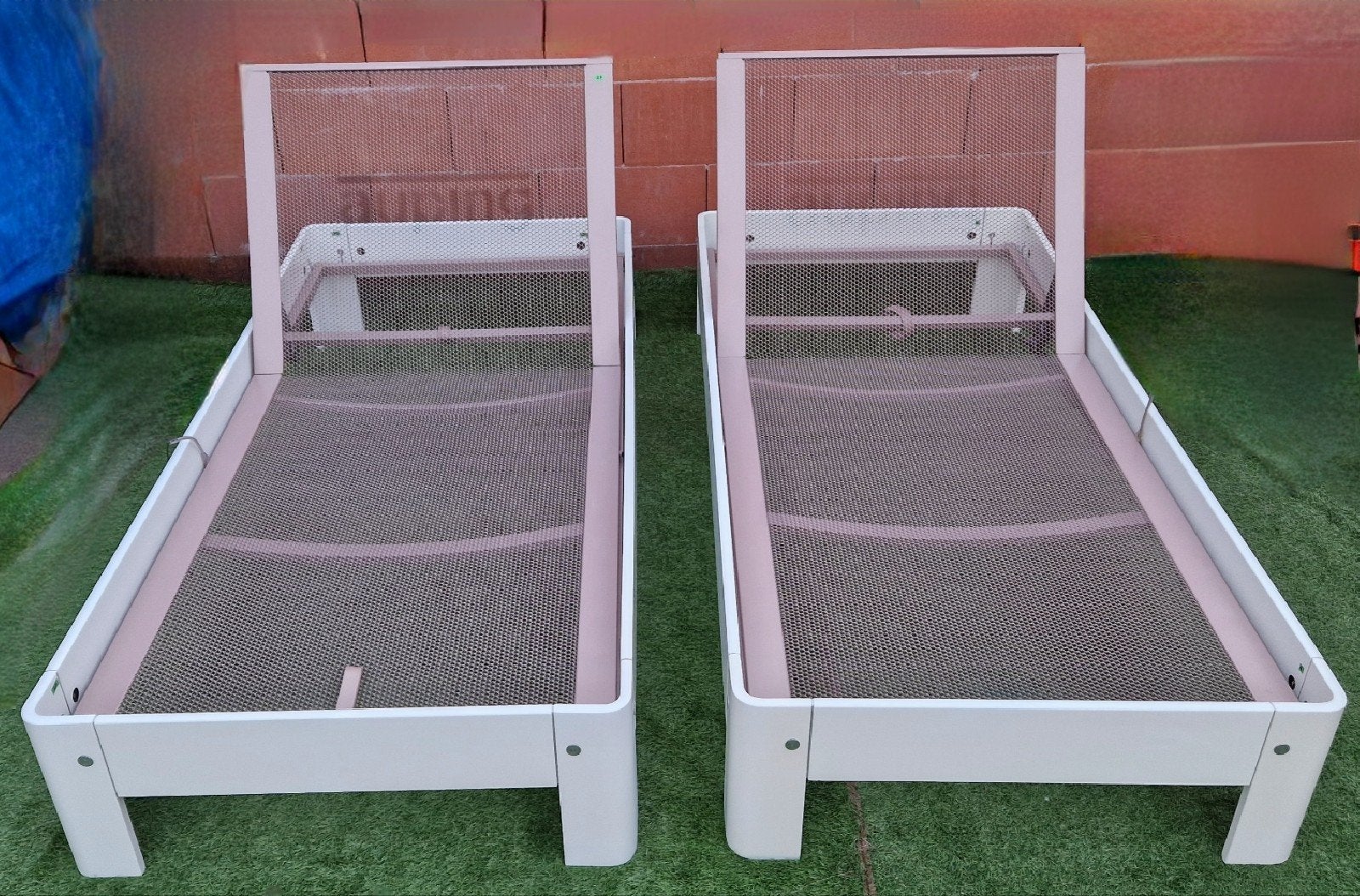 2 Auping Auronde Bedden 100x200cm, Ophalen of Verzenden, ., ., .