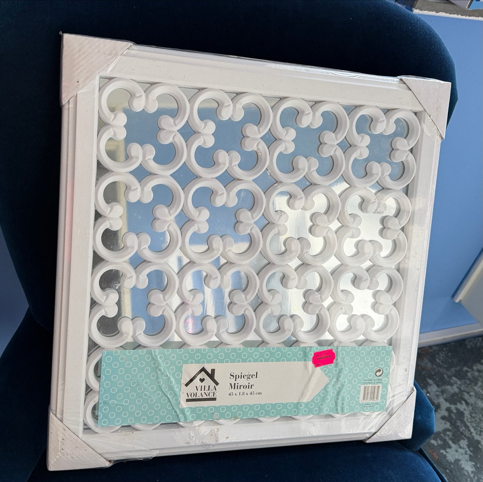 3x Villa Volance Spiegel Miroir 45x45 cm - Nieuw in doos, Minder dan 50 cm, Vierkant, Nieuw, Ophalen of Verzenden