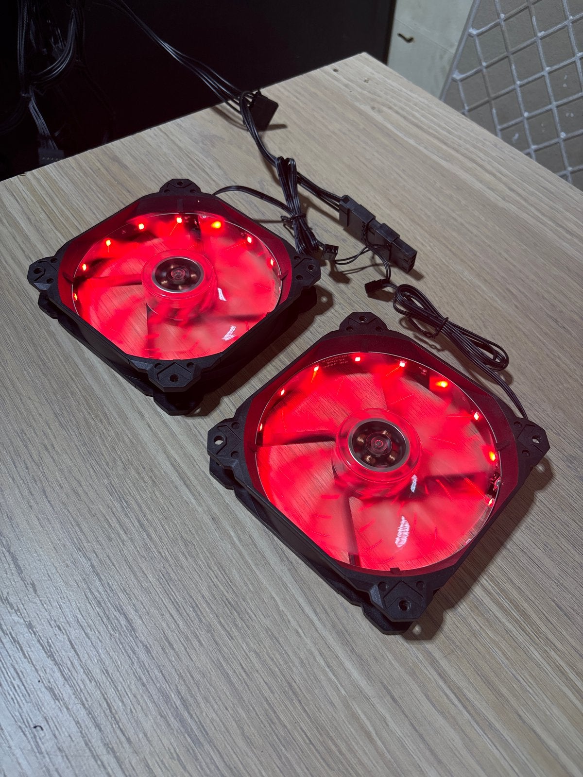 2x Rode Computer Ventilator - RGB Case Fan, Computers en Software, Computerbehuizingen, Zo goed als nieuw, Ophalen of Verzenden