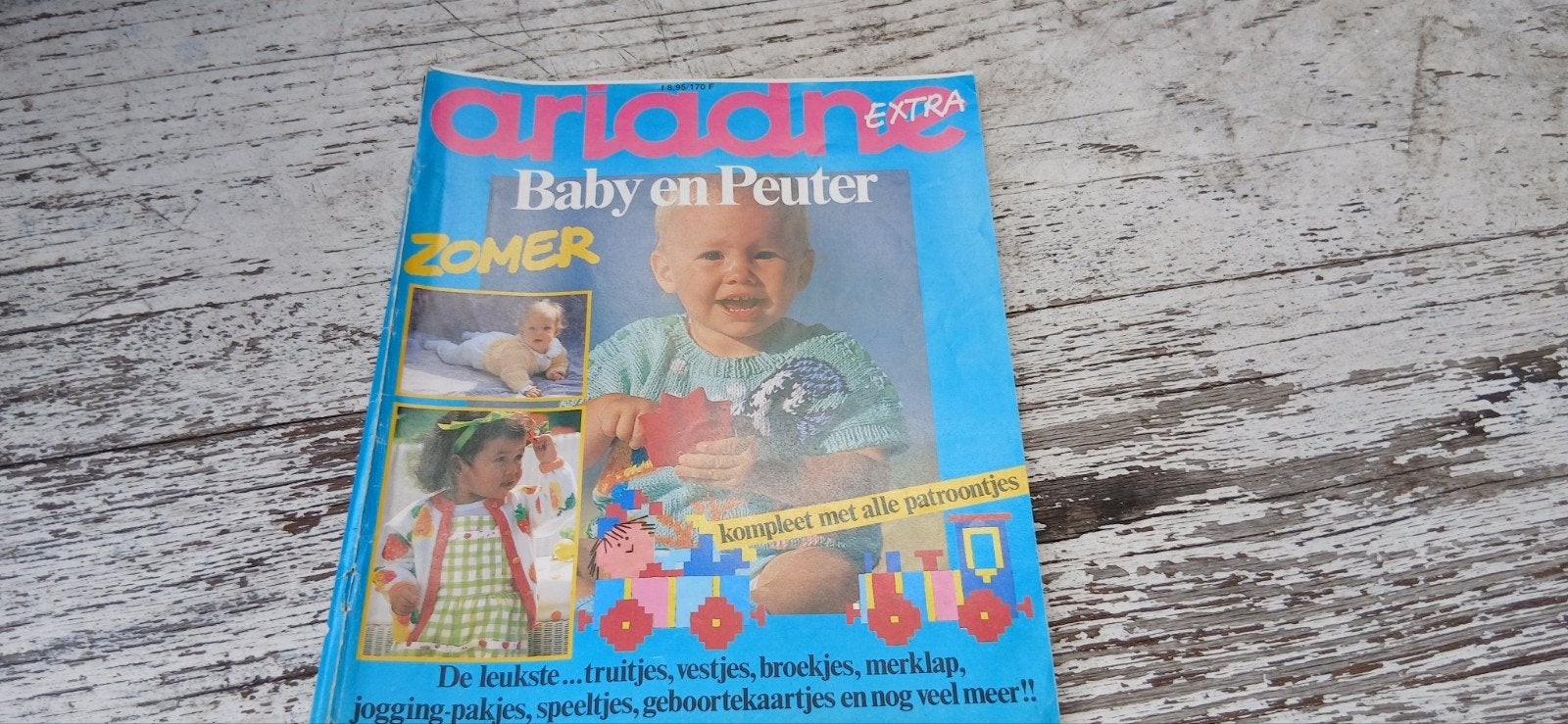 Ariadne Baby en Peuter voorjaar/ zomer 1988 echte vintage, Ophalen of Verzenden, Zo goed als nieuw, Breien of Haken, Patroon of Boek