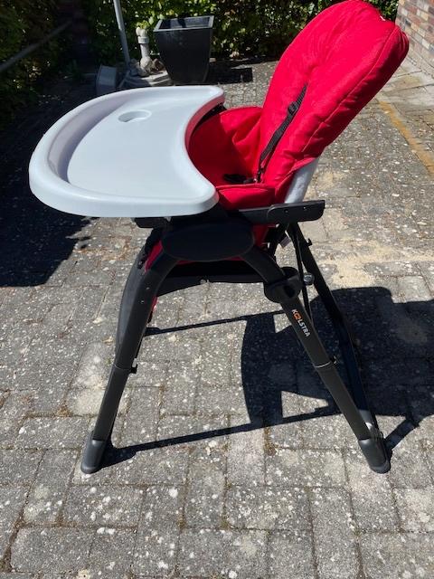 kinderstoel, Ophalen, Zo goed als nieuw, Inklapstoel, Gordel(s)