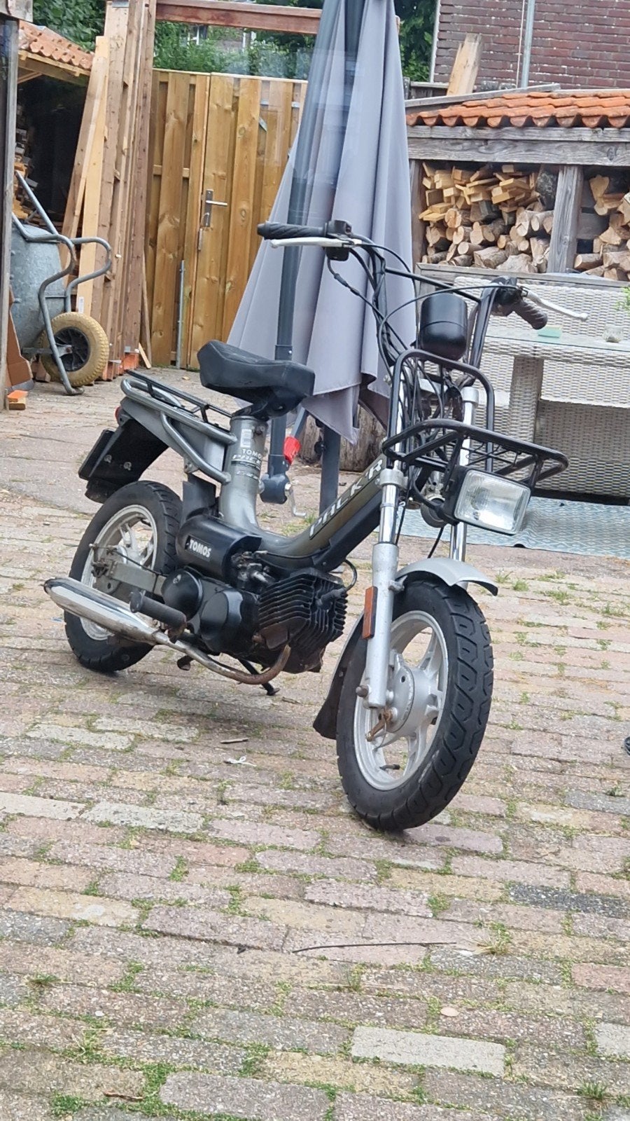 Tomos Snorfiets met electrishe start, Fietsen en Brommers, Snorfietsen en Snorscooters, Ophalen, Gebruikt, Tweetakt, Tomos