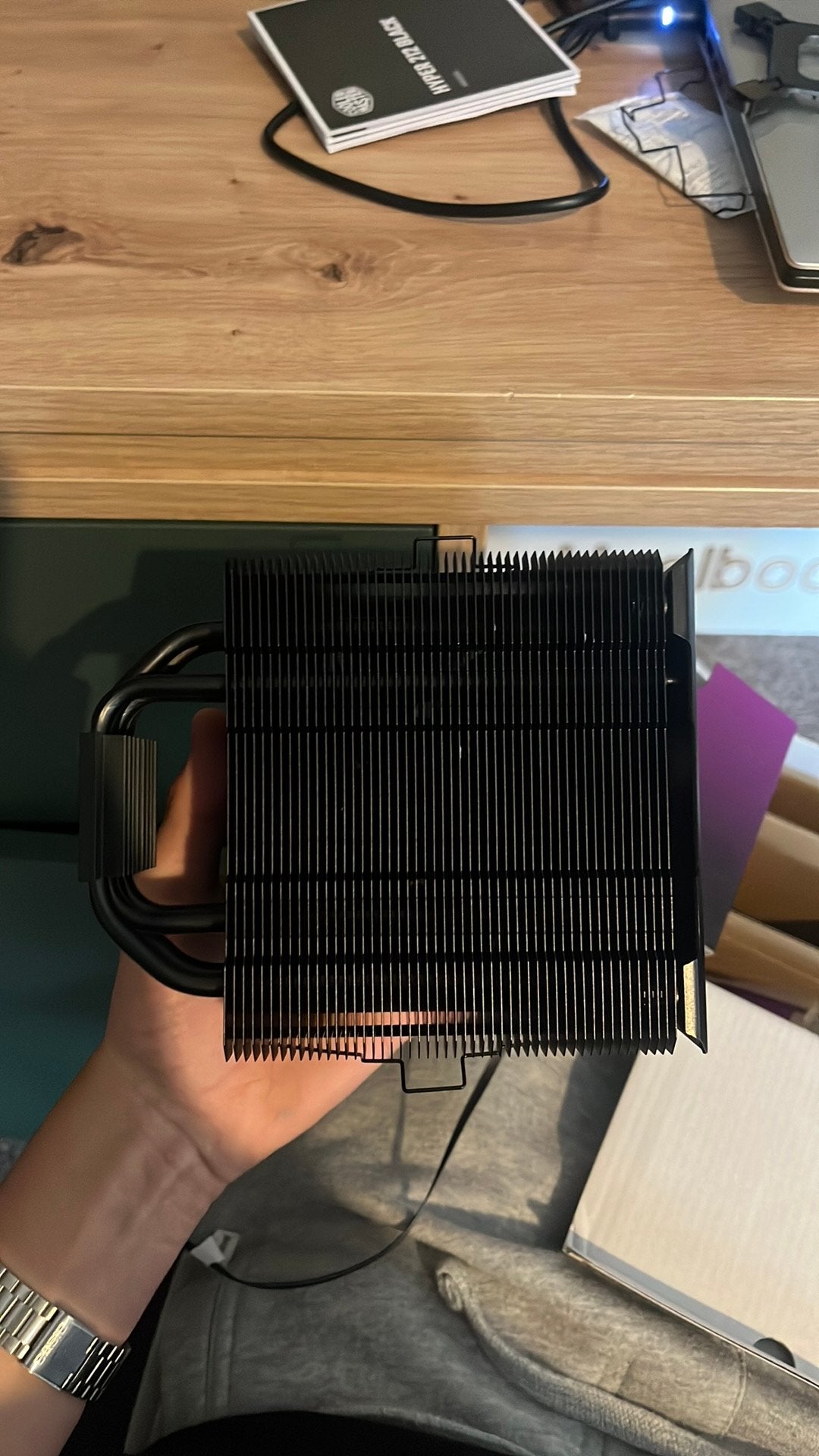 Cooler Master CPU Luchtkoeler - Zo goed als nieuw met doosje, Computers en Software, Ophalen of Verzenden, Zo goed als nieuw, Luchtkoeling