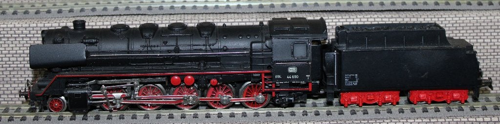 3027 Marklin stoomloc Br.44, Wisselstroom, Locomotief, Ophalen of Verzenden, Zo goed als nieuw