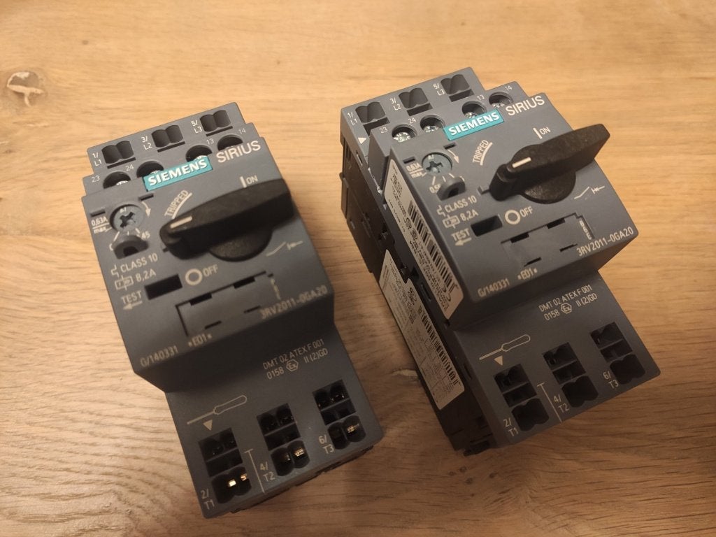 Siemens Sirius 3RV2011 motorbeveiligingsschakelaar, Ophalen of Verzenden, Zo goed als nieuw