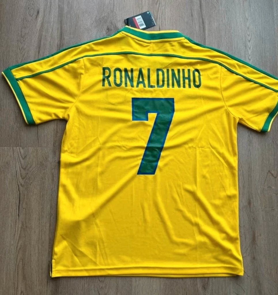 Nieuw Ronaldinho shirt Brazilie, Sport en Fitness, Voetbal, Maat M, Verzenden, Nieuw, Shirt