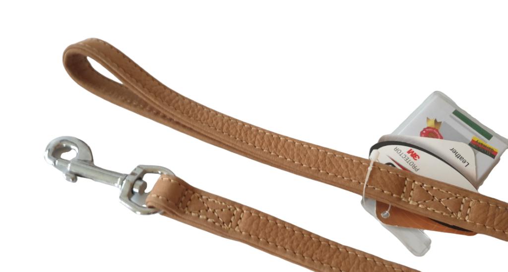 KARLIE Buffalo Hondenriem Buffelleder Kaneel M 100 cm -40%!, Dieren en Toebehoren, Ophalen of Verzenden, Nieuw, Hondenriem