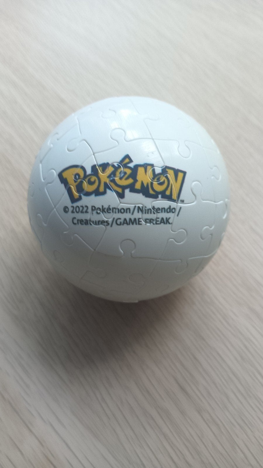 3D Pokemon bal puzzel, Ophalen of Verzenden, Meer dan 50 stukjes, Zo goed als nieuw, 6 jaar of ouder