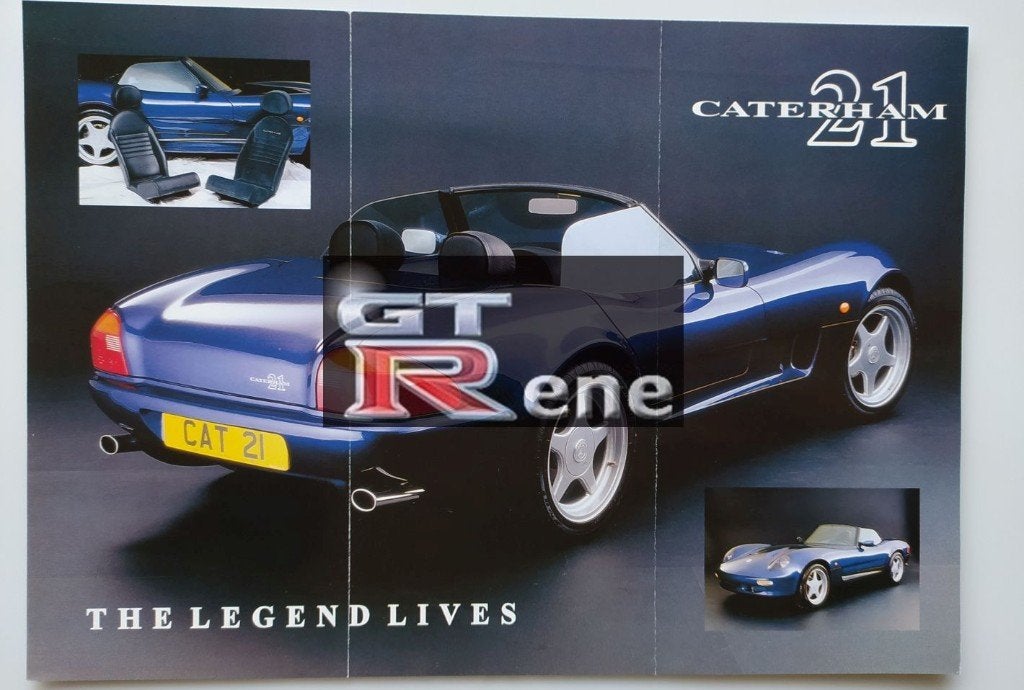 Caterham 21 Brochure Folder + extra's 1995-1996, Ophalen of Verzenden, Zo goed als nieuw, Overige merken