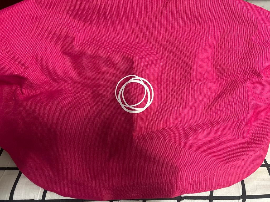 Bugaboo Donkey zonnekap cerise roze, Kinderwagen, Ophalen of Verzenden, Zo goed als nieuw, Duowagen