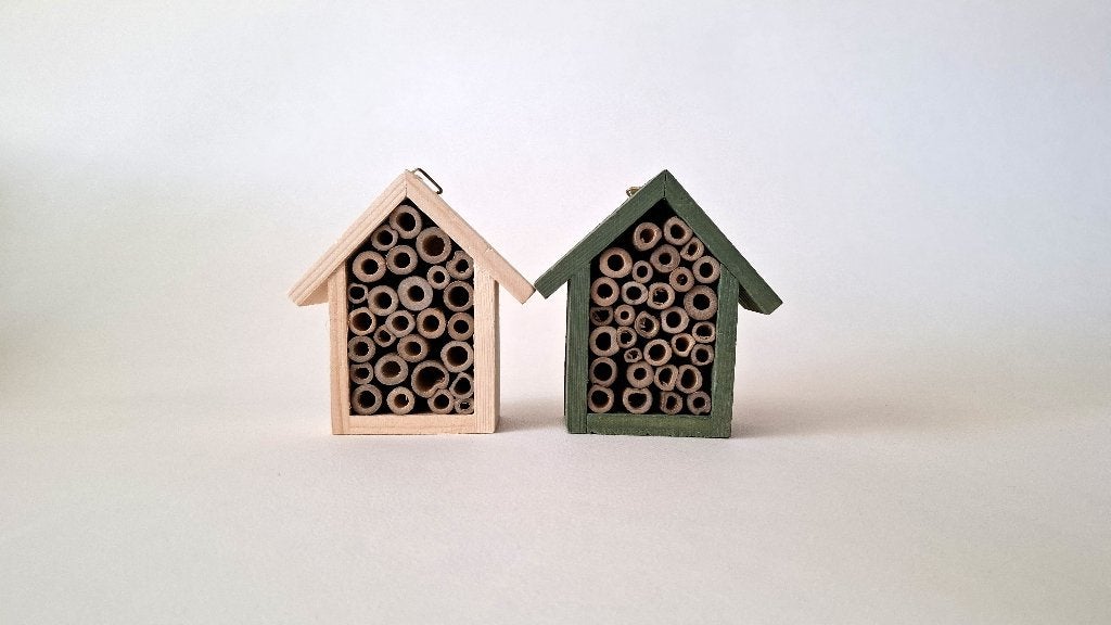 Mini insectenhotel p/st., Verzenden, Nieuw, Hout