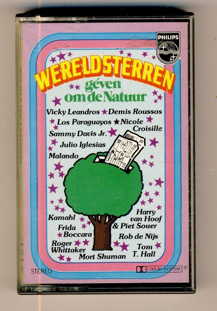 Wereldsterren geven om de Natuur - cassettebandje, Ophalen, Zo goed als nieuw, 1 bandje