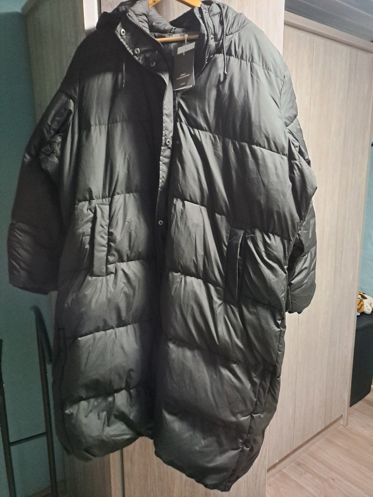 Gevoerde dames winterjas maat 54, Zwart, Nieuw, Ophalen of Verzenden, Jas of Mantel