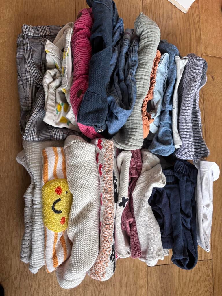 Grote kledingbundel babykleding/kinderkleding (62-74), Ophalen of Verzenden, Zo goed als nieuw, Jongetje of Meisje