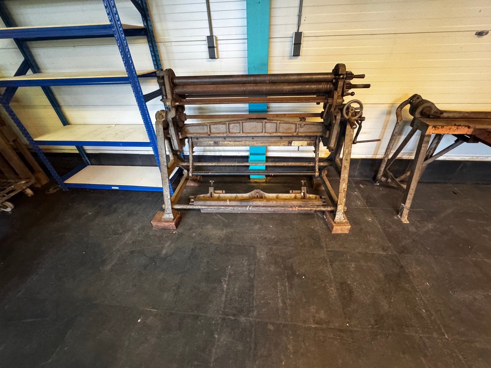 Jorg 4601 Plaatwals en Zetbank - 1020mm Werkbreedte, Ophalen