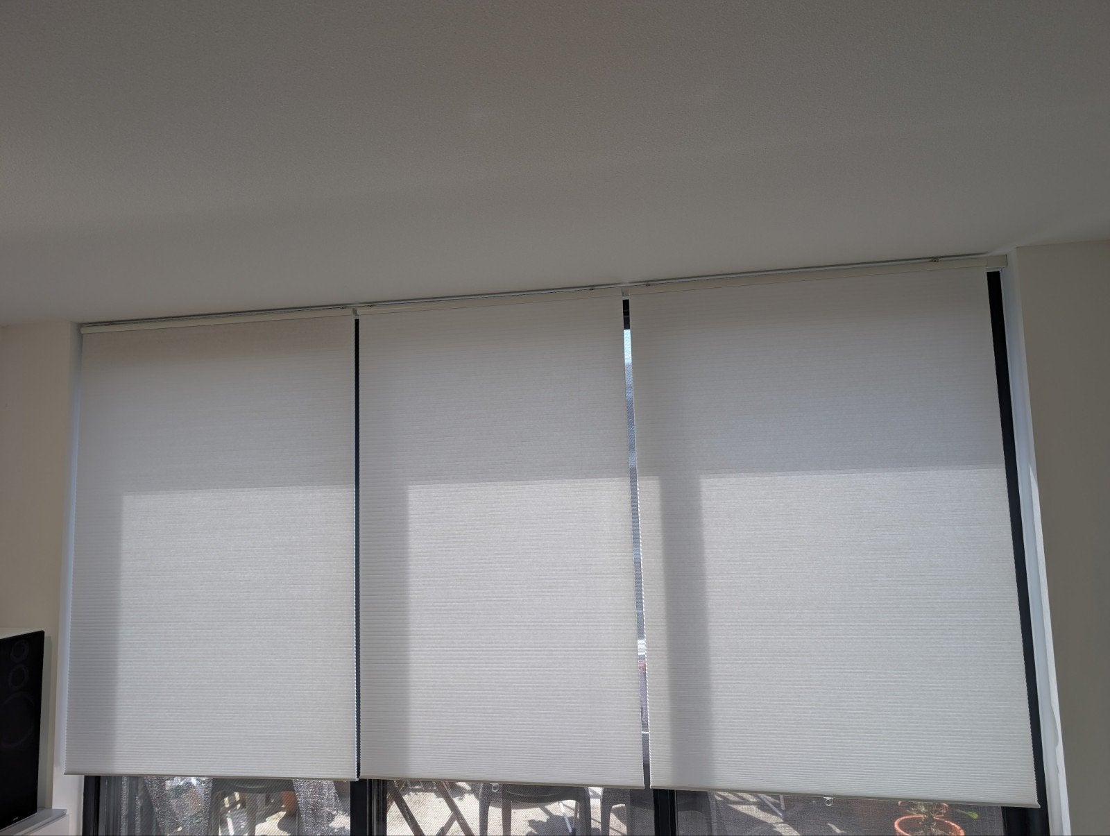 Ikea hoppvals plissegordijnen goede staat, kleur wit, IKEA, Ophalen, Wit