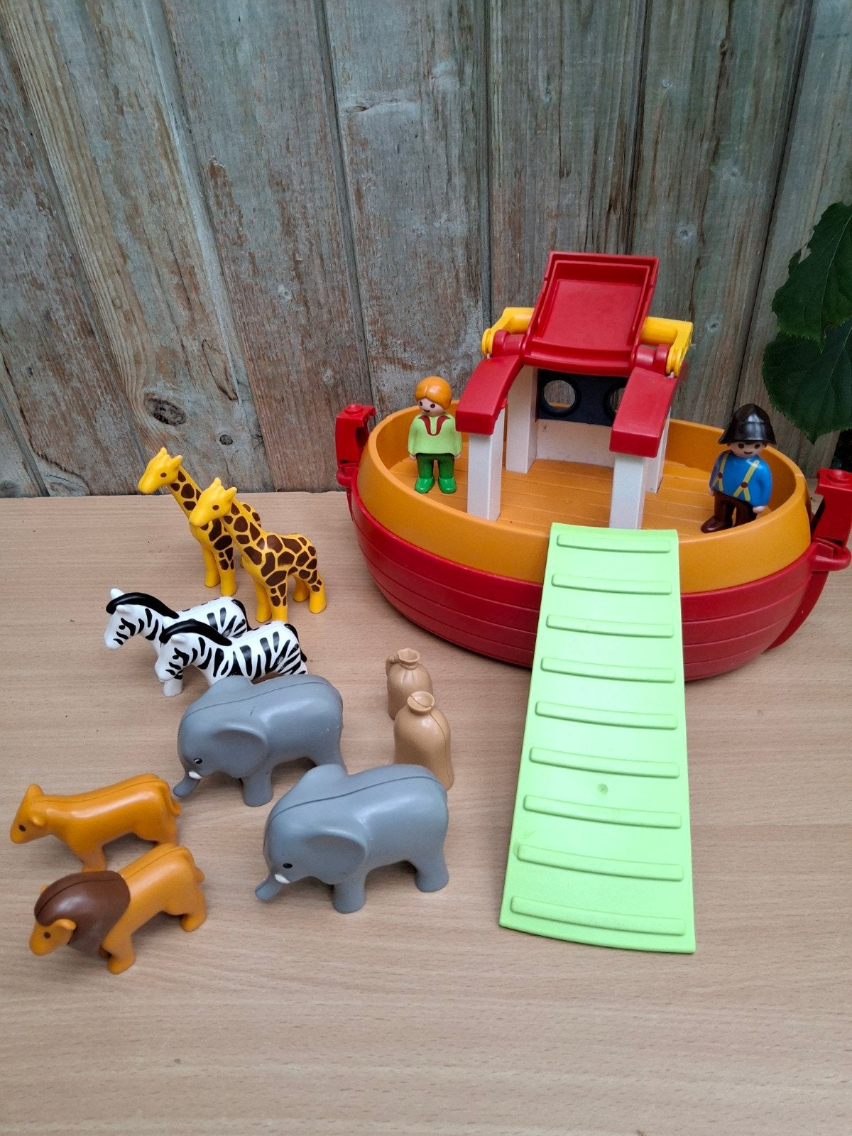 1 2 3 Playmobil Ark van Noach, boot met toebehoren, Complete set, Overige typen, 1.2.3, Ophalen of Verzenden