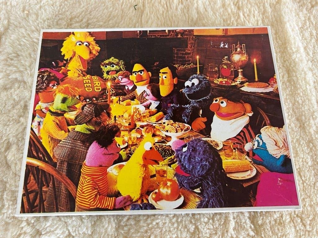 Vintage Sesamstraat puzzel 63 stukjes, Kinderen en Baby's, Ophalen of Verzenden, Meer dan 50 stukjes, Zo goed als nieuw, 4 tot 6 jaar