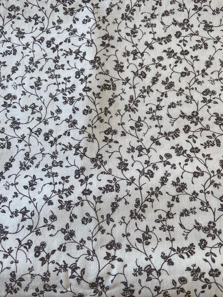 Laura Ashley stof, Wit, Ophalen of Verzenden, 30 tot 120 cm, Katoen