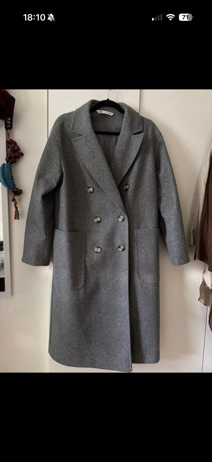 Zara jas, Kleding | Dames, Ophalen of Verzenden, Nieuw, Maat 38/40 (M), Grijs