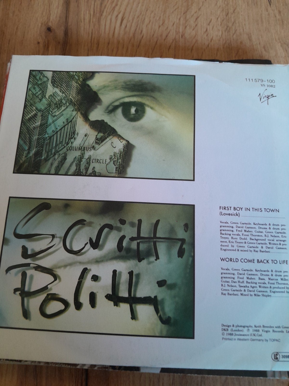 scritti politti 7 inch first boy in this town, Ophalen of Verzenden, Zo goed als nieuw, Pop