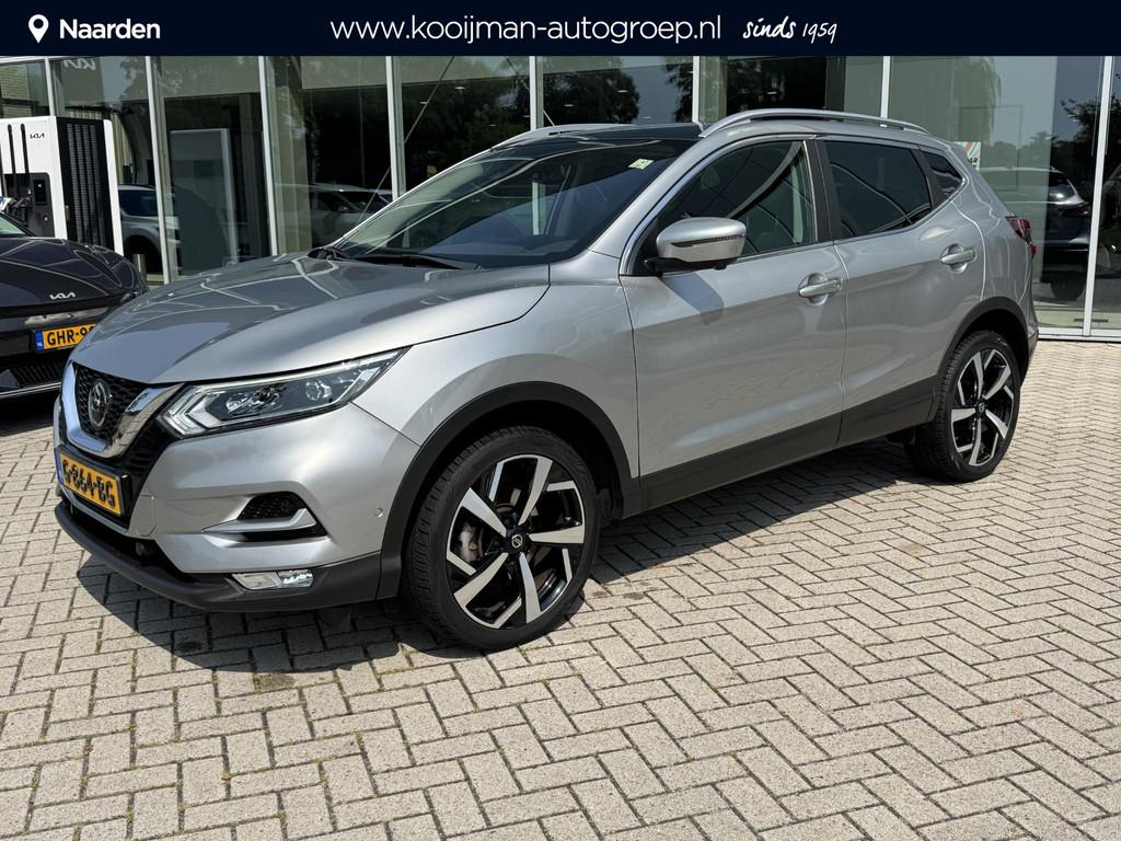 Nissan Qashqai 1.2 Tekna Nav|Camera|Lmv|Stoelverwarming|pano, Gebruikt, Euro 6, 4 cilinders, Origineel Nederlands