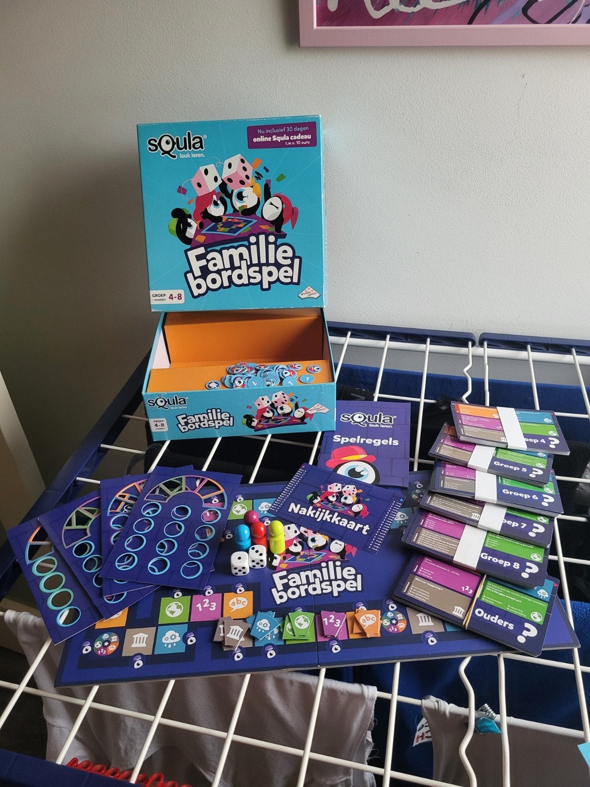 Squla familiebordspel, Een of twee spelers, Ophalen of Verzenden, Gebruikt