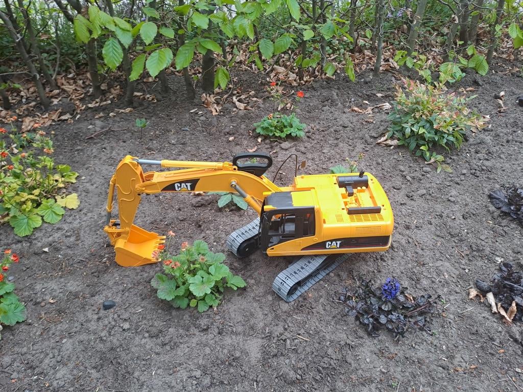 CAT Graafmachine Speelgoed - Motor kap ontbreekt, Ophalen of Verzenden, Gebruikt