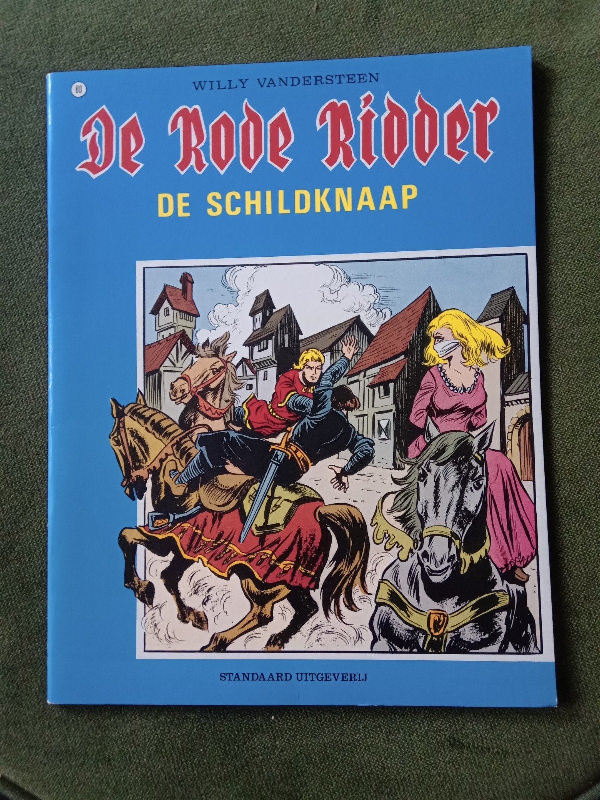De Rode Ridder - De Schildknaap - Eerste Druk, Willy Vandersteen, Eén stripboek, Ophalen of Verzenden, Zo goed als nieuw