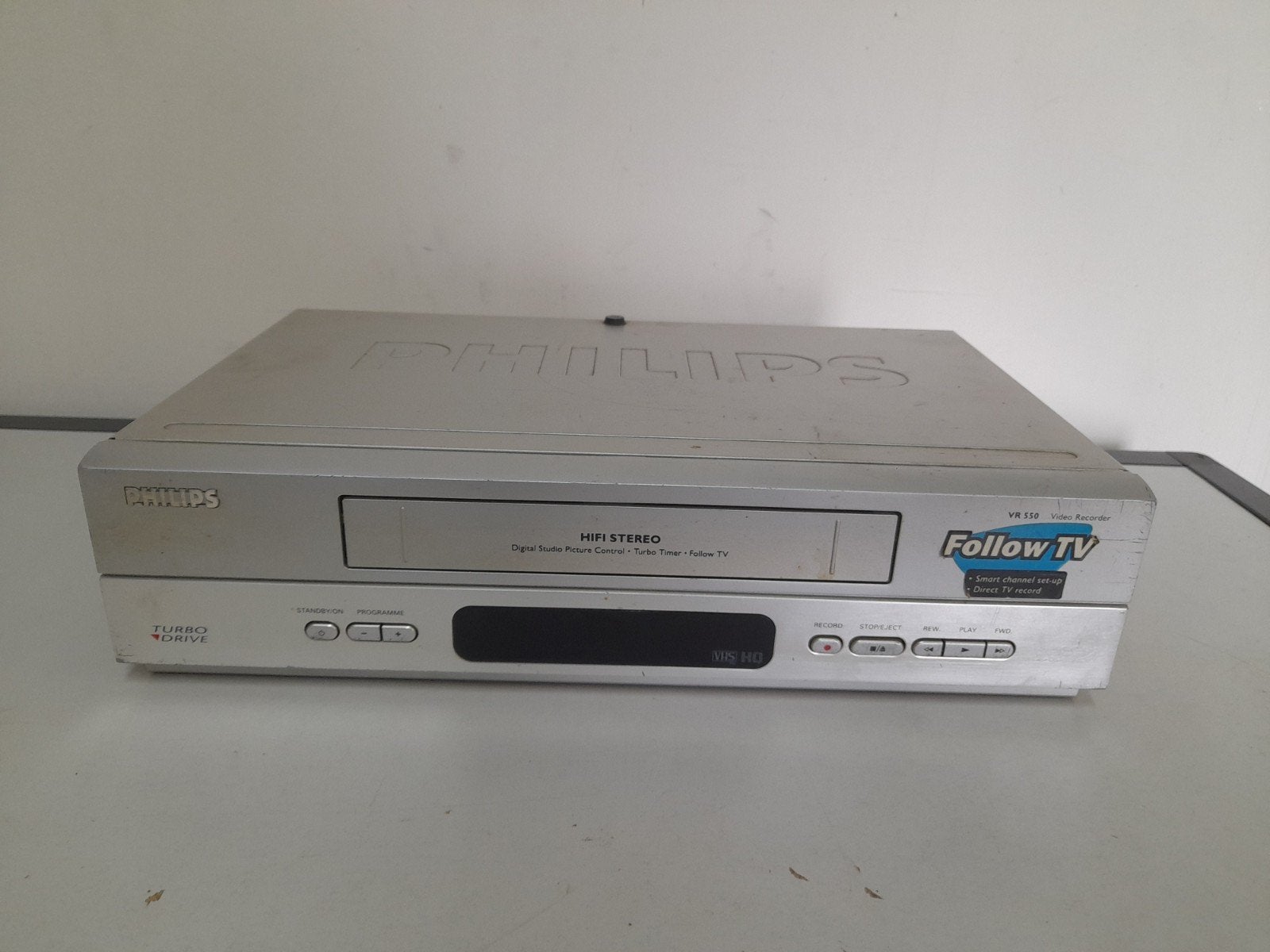 Philips videorecorder VR550 ( defect ), Ophalen of Verzenden, Gebruikt, VHS-speler of -recorder